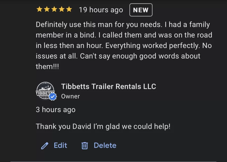 Tibbetts Trailer Rentals — rental photo 4