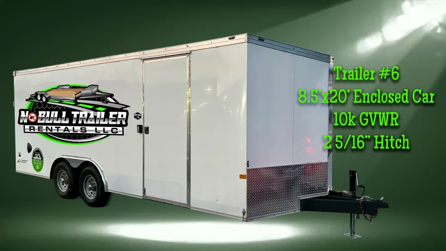 #6 2022 American Hauler 8.5x20 (Enclosed) rental from No Bull Trailer Rentals, LLC