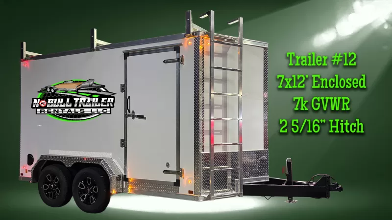 #12 Belmont 7x12' Enclosed
