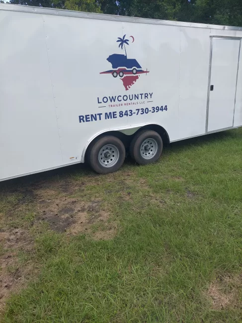 Quality Trailers White bumper pull rental from Lowcountry Trailer Rentals, LLC