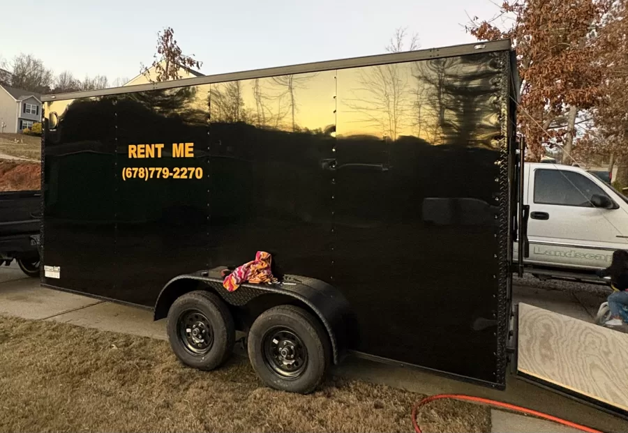 7x16 Enclosed trailer (Car)
