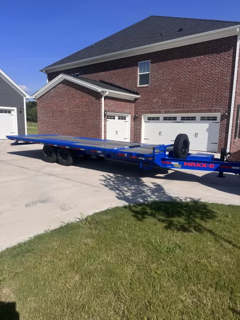 Maxx-D 24ft Blue 17k Tilt (Deckover) rental from Magnus Trailers