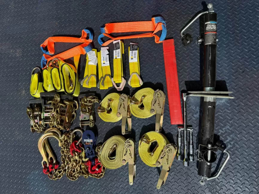 7x20 TA1CHS w/12K Winch Steel Deck 10K (Car) rental photo 4