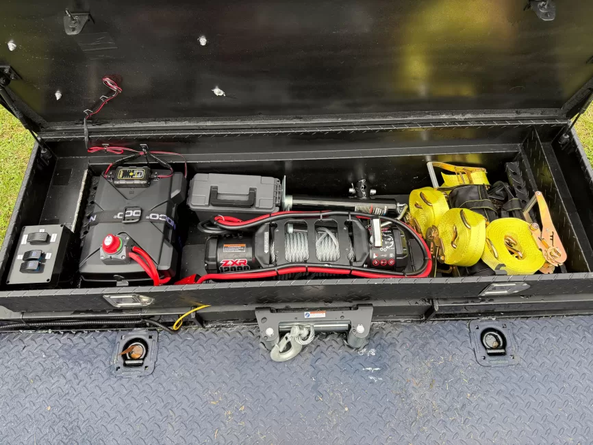 7x20 TA1CHS w/12K Winch Steel Deck 10K (Car) rental photo 10