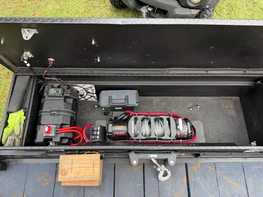 7x20 TA1CHW w/12K Winch Wooden Deck 10K (Car) rental photo 8