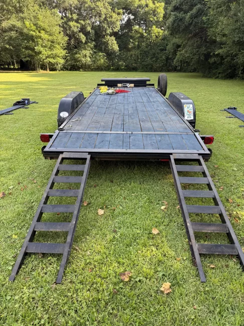 7x20 TA1CHW w/12K Winch Wooden Deck 10K (Car) rental photo 9