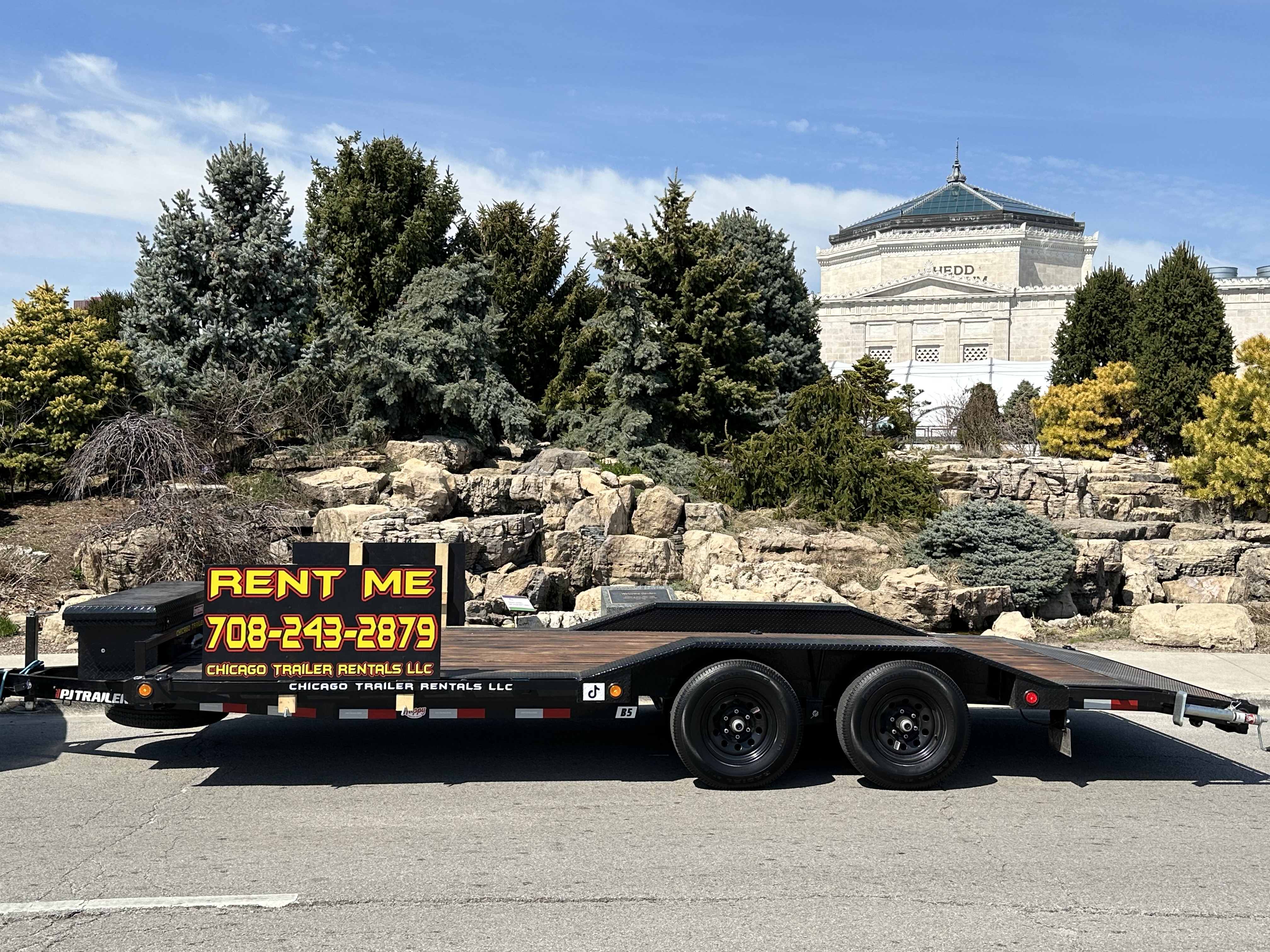 Car trailer rental in Chicago, IL from Chicago Trailer Rentals, LLC