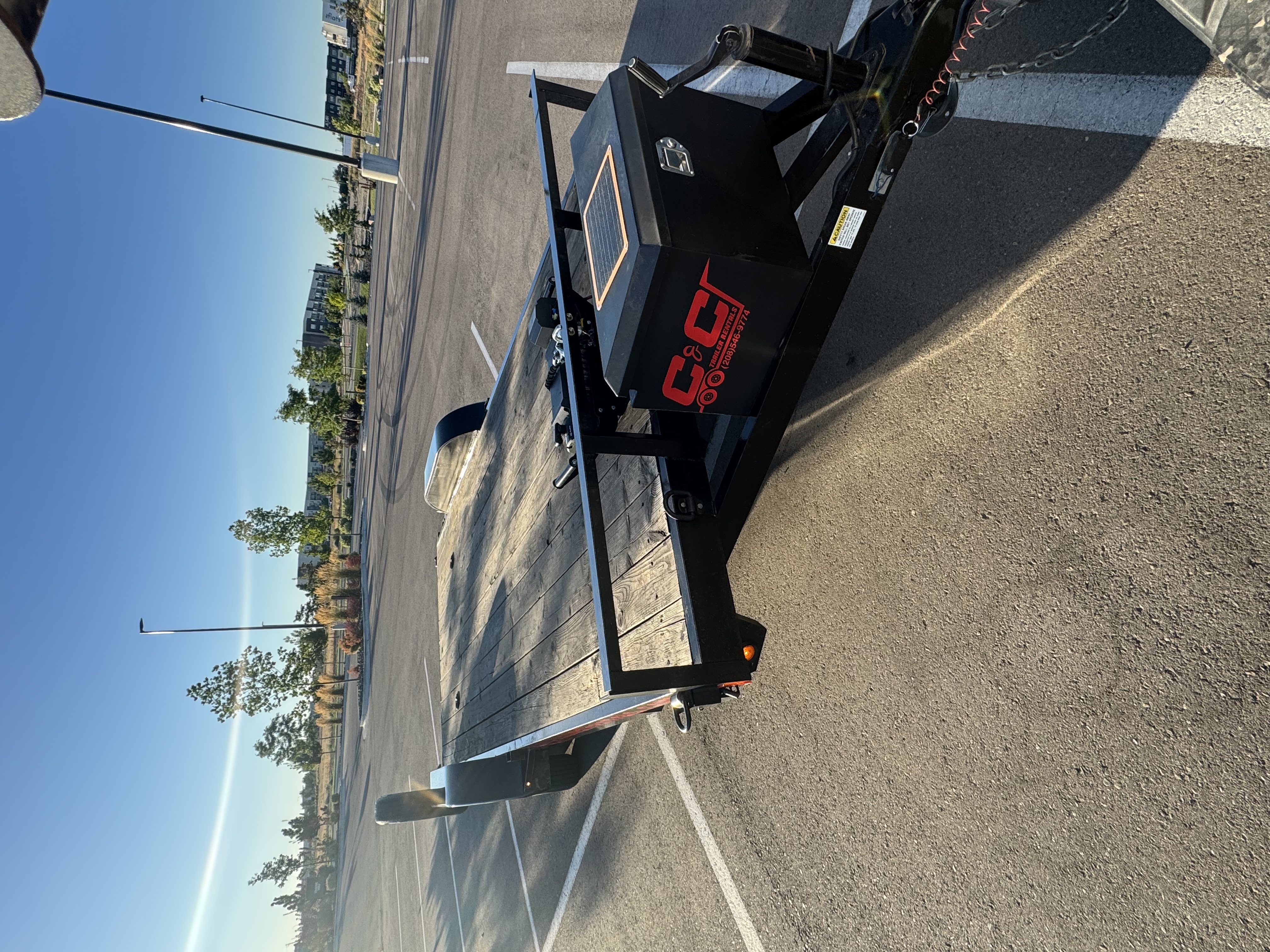 C and B 18 Foot  Car Hauler