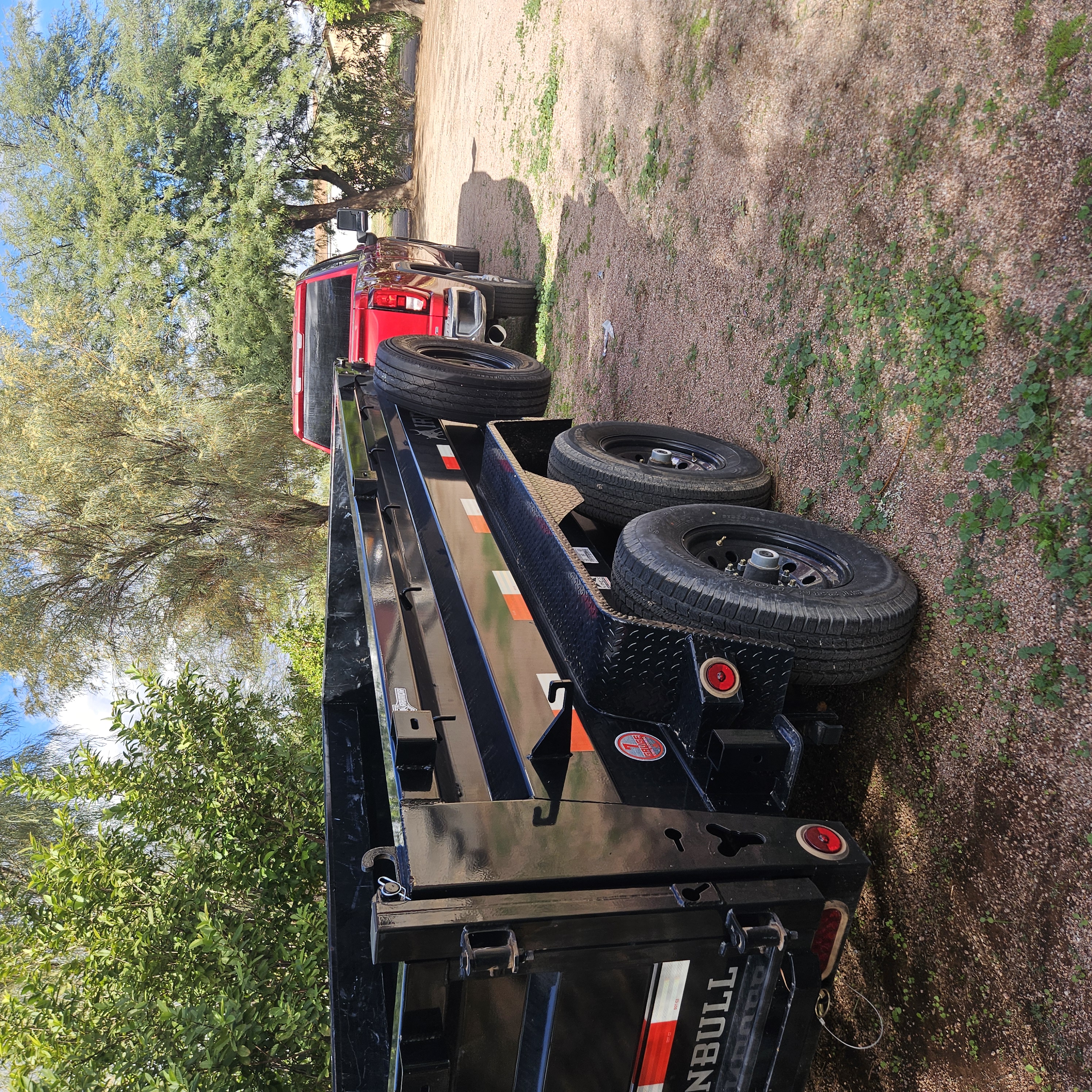 Ironbull 14k dump trailer rental in San Tan Valley, AZ